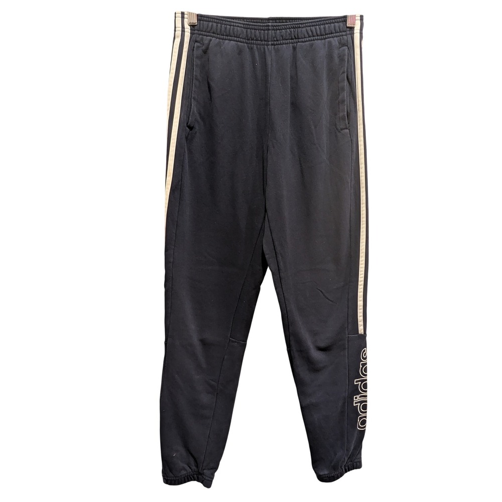 Adidas Sweatpants Joggers Track Pants Athletic Striped Mens Sz Small 0307